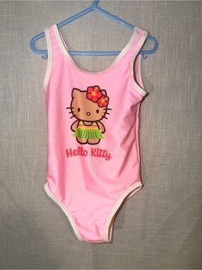 Hello Kitty Pink and Cream Hula Girl One-Piece